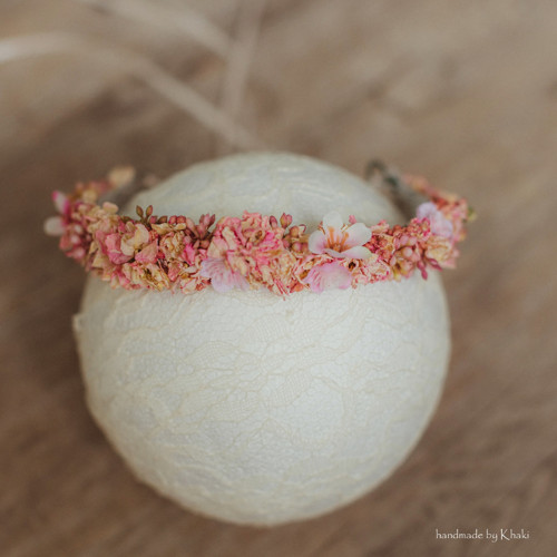 Newborn věneček růžový — foto 1