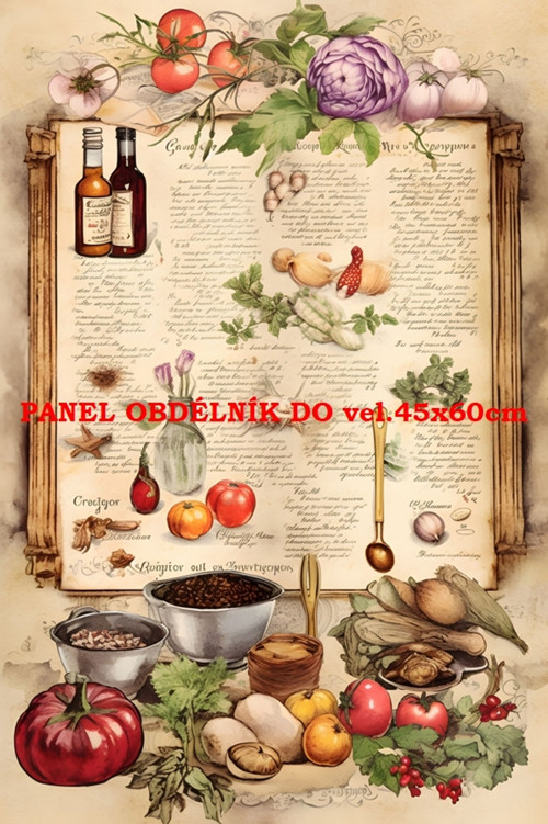 Bavlněný panel 10x15 cm - skladem