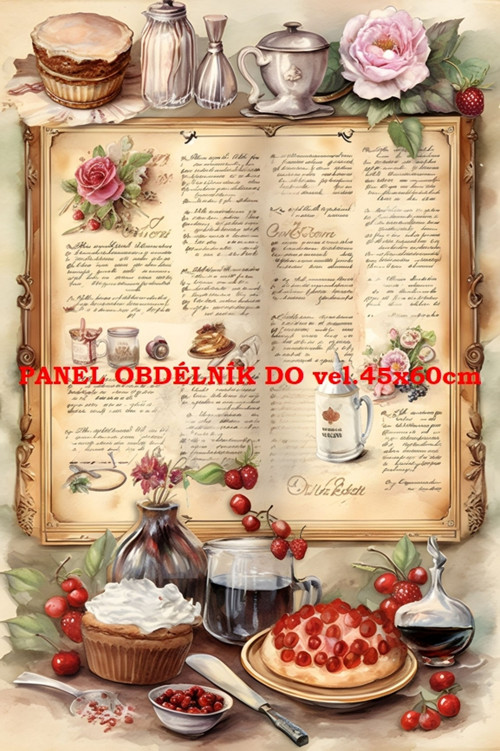 Bavlněný panel 10x15 cm - skladem — foto 1