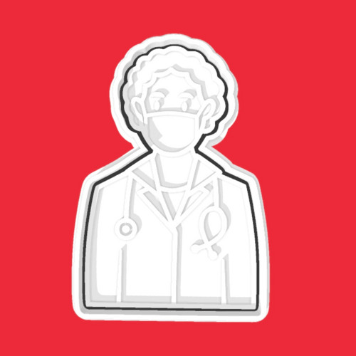 Vykrajovátko ZDRAVOTNICTVÍ - lékař doktor