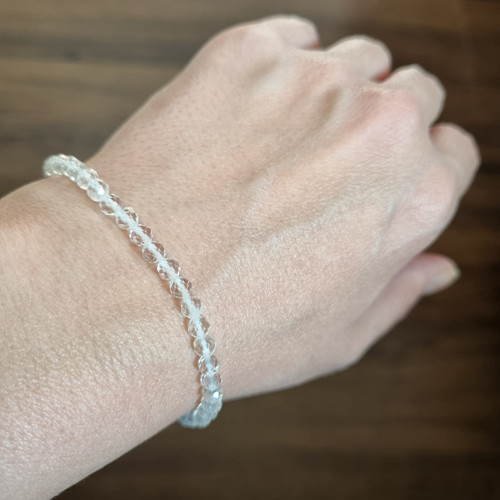 Náramek KŘIŠŤÁL fazetovaný 4mm