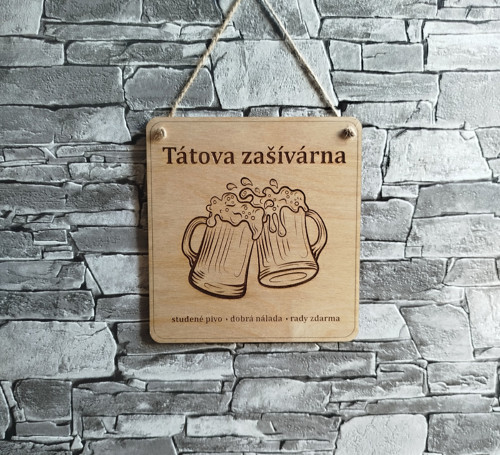 Cedulka - Tátova zašívárna