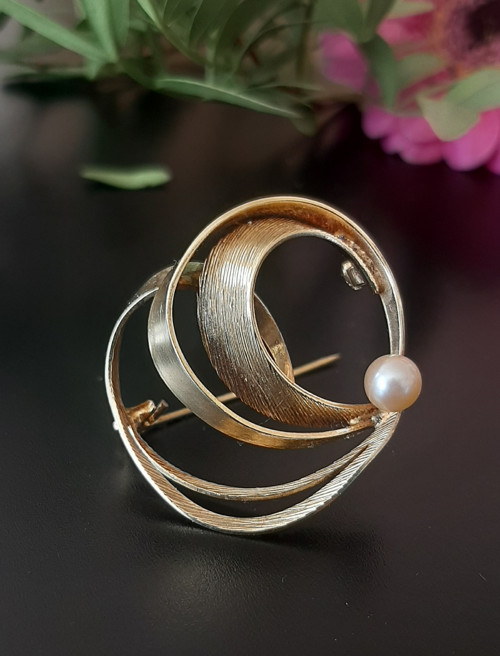 Elegantní vintage brož, USA, 80-letá.