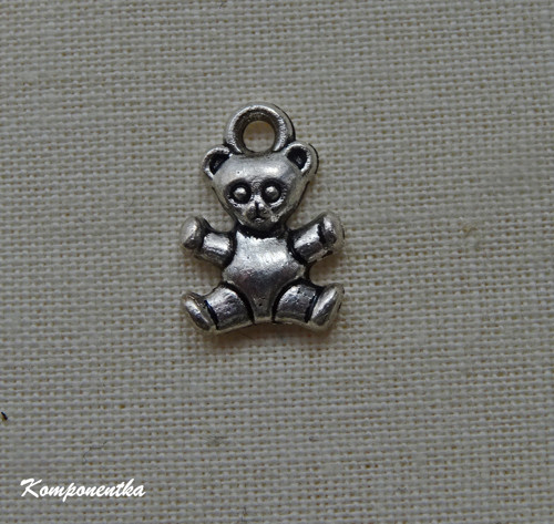 Přívěšek medvídek 13x9mm 1kus