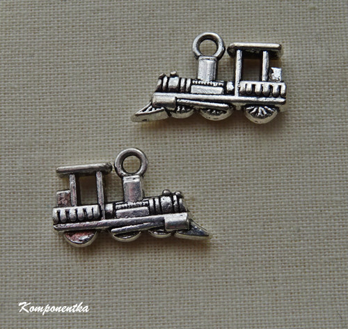 Přívěšek vláček 3D 12x18mm 1kus