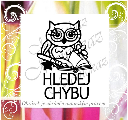 Hledej chybu 1524. Razítko.