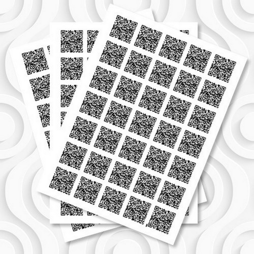 Samolepky s QR kódem - na zakázku