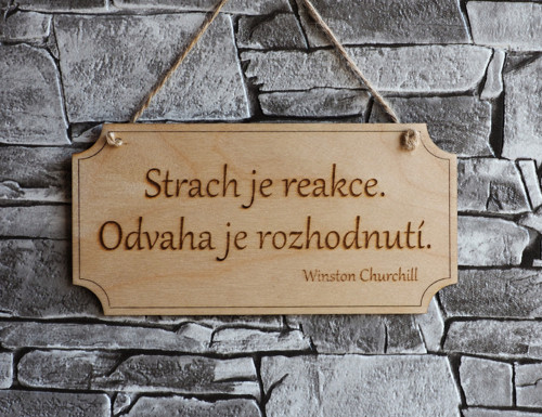 Cedulka - Strach je reakce