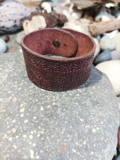Kožený náramek Azteque spirit — foto 1