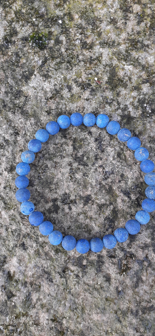Náramek lapis lazuli matný