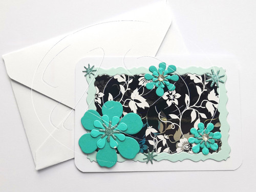 Vzkazová kartička Květiny (997)