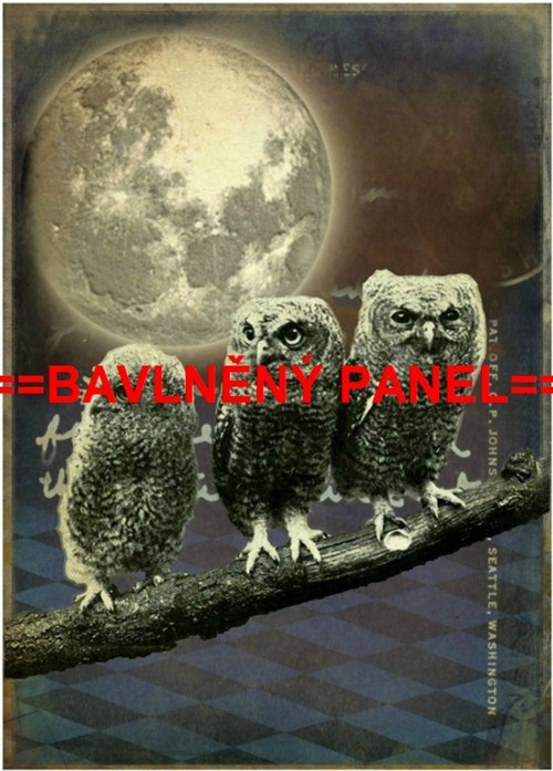 Bavlněný panel 14x20 cm - skladem — foto 1