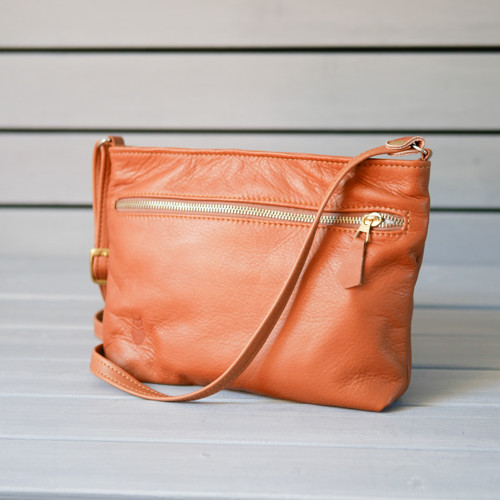 Anna - stylová kožená kabelka crossbody