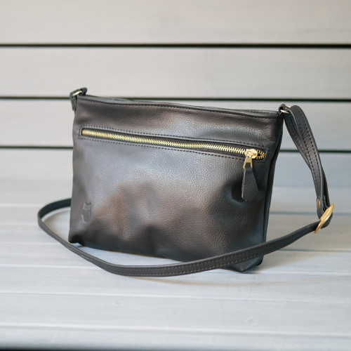 Anna - stylová kožená kabelka crossbody
