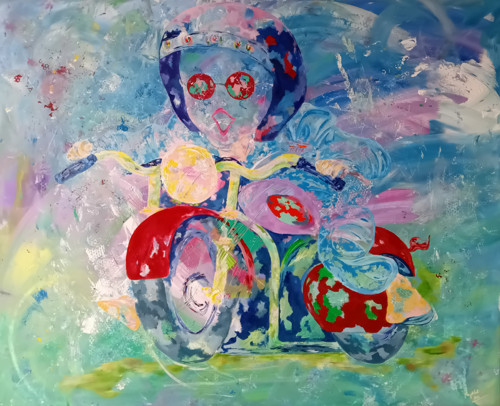 Divočák aneb Born to be wild od Floydled Art