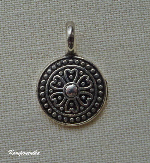 Přívěšek terčík 22x11mm - 1kus