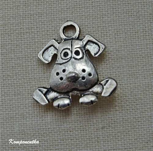 Přívěšek pejsek 16x12mm 1kus
