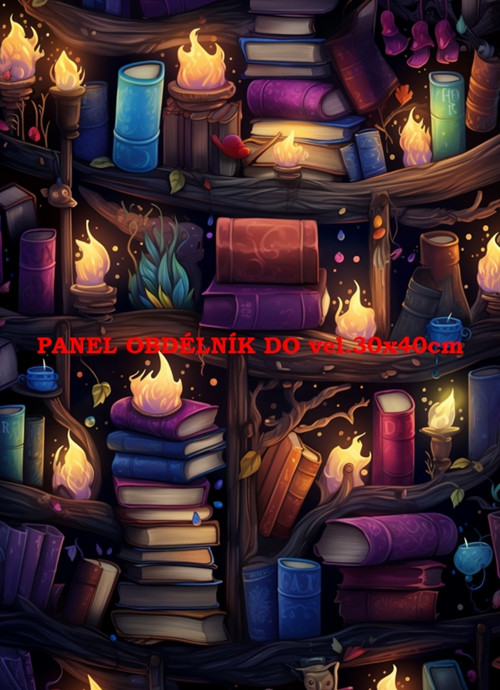 Bavlněný panel 18x25 cm - skladem — foto 1