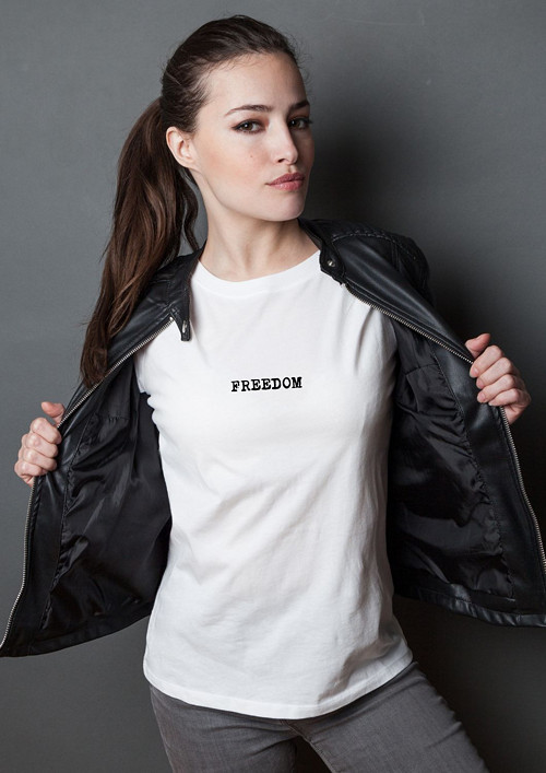 Dámské tričko "Freedom motto" — foto 1