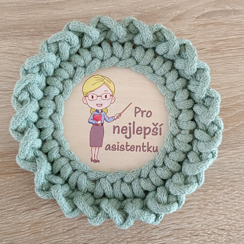 Podkafíčko pro paní asistentku - olivová — foto 1