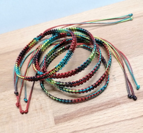 Macramé náramek vícebarevný 3