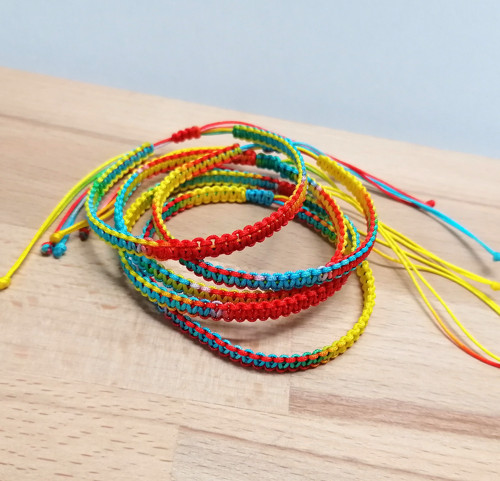 Macramé náramek vícebarevný 4