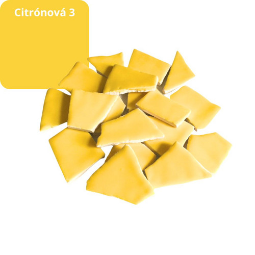 Mozaikové keramické střepy-citrónová — foto 1