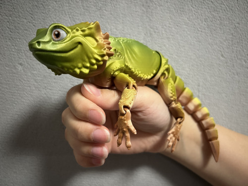 Agama Vousatá - 26 cm - 3D Tisk — foto 1