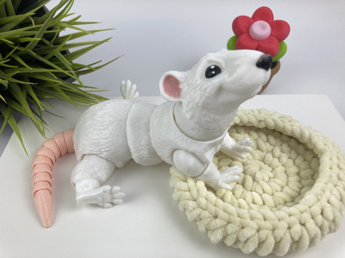Veselá flexi krysa - 3D tisk — foto 1