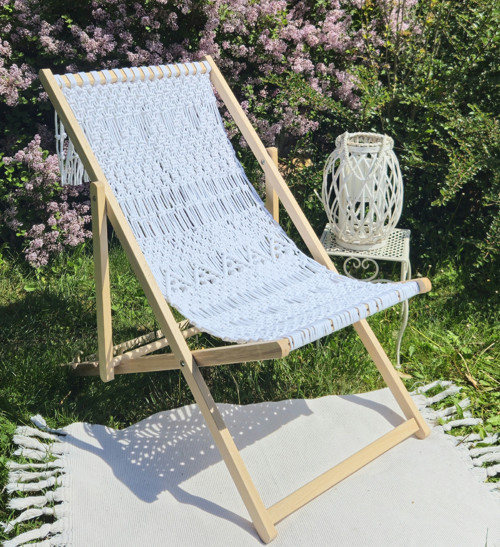 Macramé zahradní LEHÁTKO SONYA