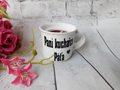 Svícen hrníček pro paní kuchařku — foto 1