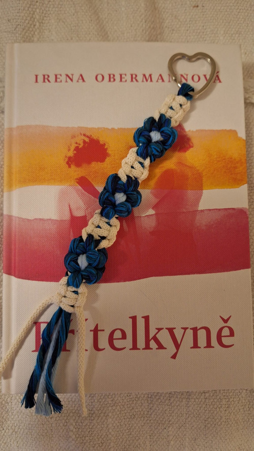 Boho záložka do knížky (nebo klíčenka) DAISY