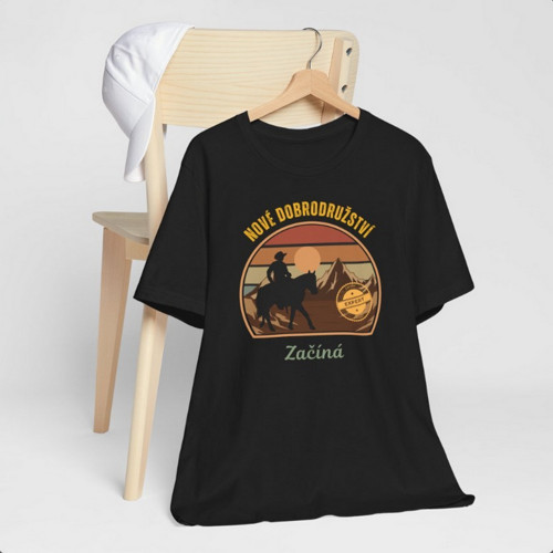 Nové Dobrodružství Začíná Bavlněné Unisex Tričko