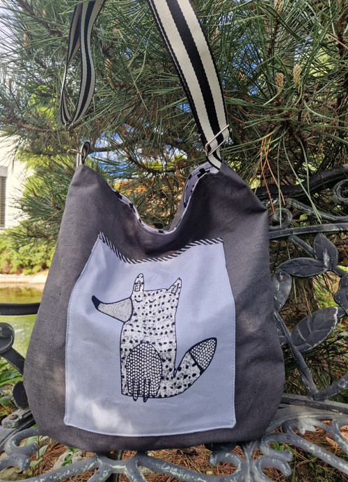 * THICKET GINGIBER ... lněná taška*cross*bag*vak
