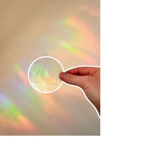 Lapač slunce suncatcher kolečko jarní ozdoba 7cm