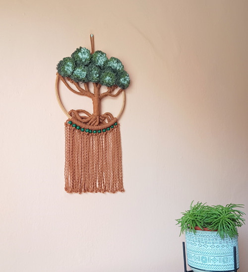 Macramé strom života