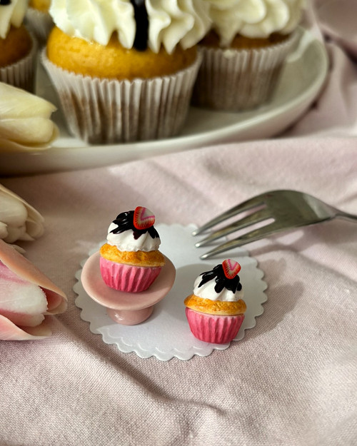 Náušnice DEWEWE dva cupcaky (pecky)