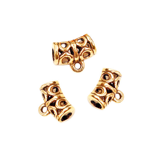 Filigránový závěs zlato KC gold 12mm, 2/10ks