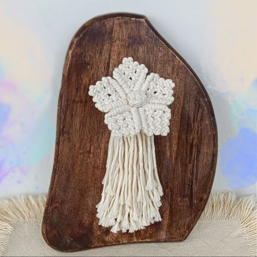 Macramé květina — foto 1