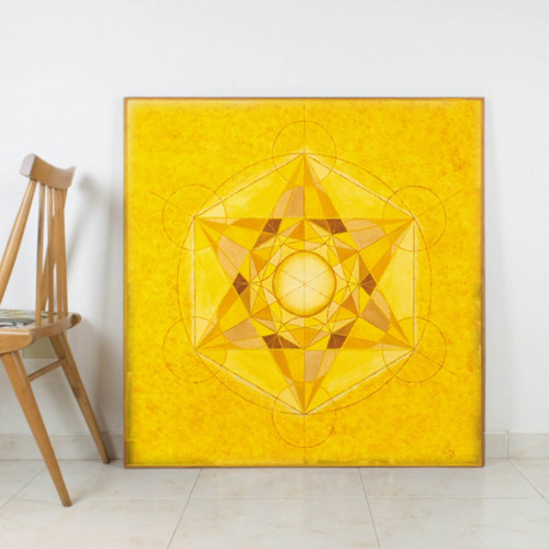 "Metatronova krychle" (51 x 51cm)