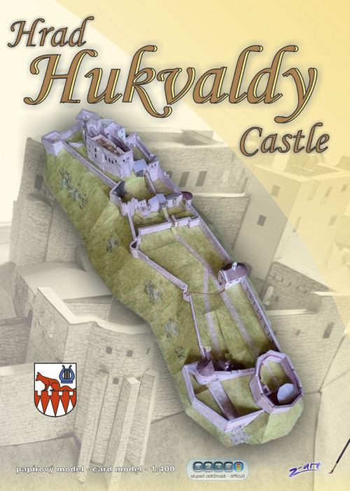 Papírový model hradu Hukvaldy