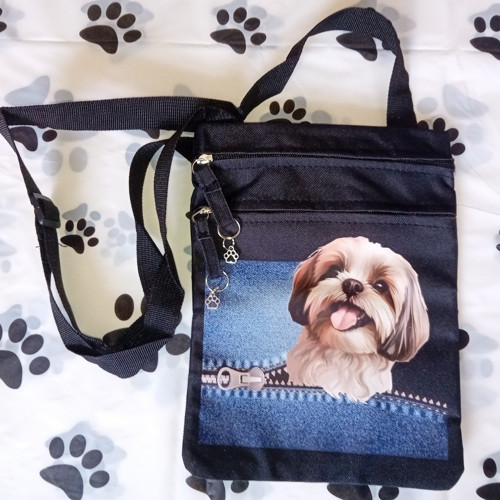 Shih-Tzu Taška Messenger "Jeans"