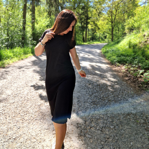 Černé midi šaty Maud...M — foto 1