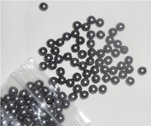 255x skleněné PERLY voskované 5 mm, 55 g