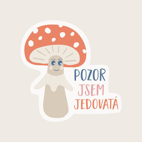 Samolepka mochomůrka