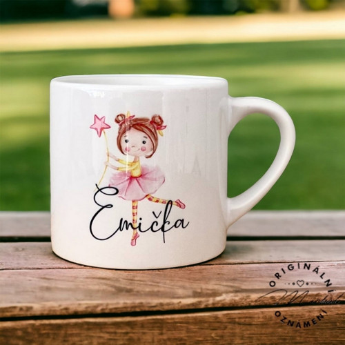 07 Baletka - Hrníček, plecháček - jméno na přání