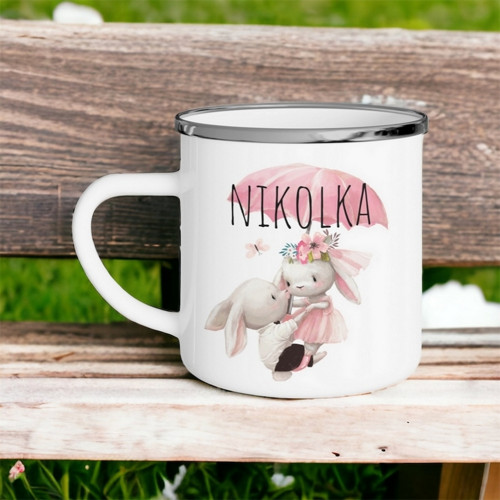 25 Králíčci - Hrníček, plecháček - jméno na přání