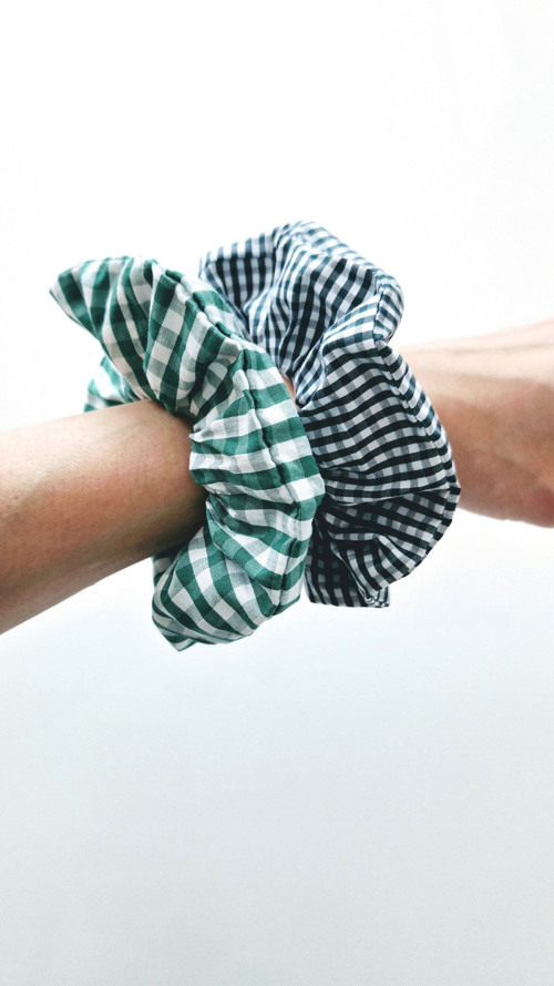 Upcy scrunchies green&white — foto 1