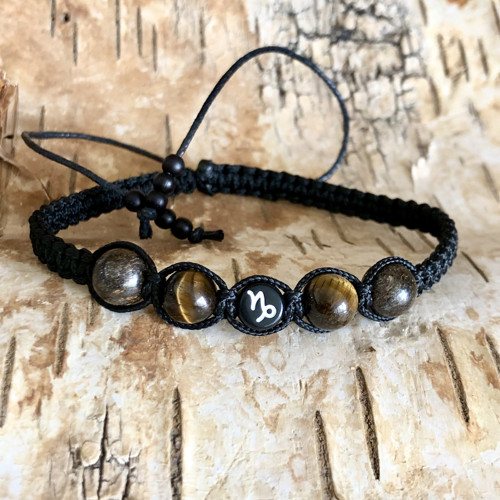 Náramek Pánská Shamballa S Minerály - Kozoroh