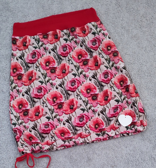 SUKNĚ JAKO VYŠÍVANÁ stahovací,délka cca 50cm, XS-L